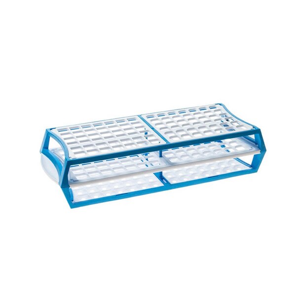 Vial rack, blue
